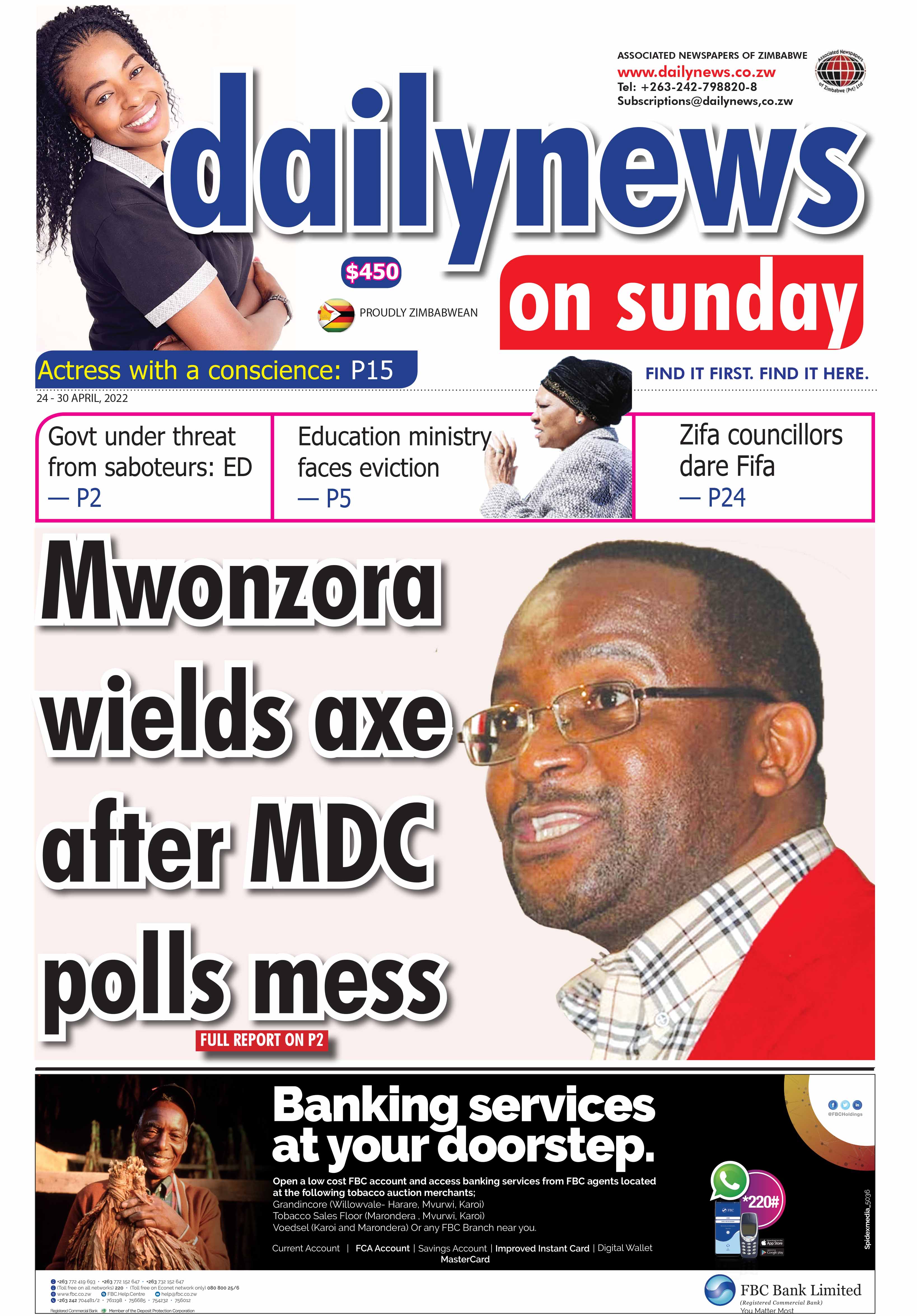 SUNDAY 24 APRIL 2022