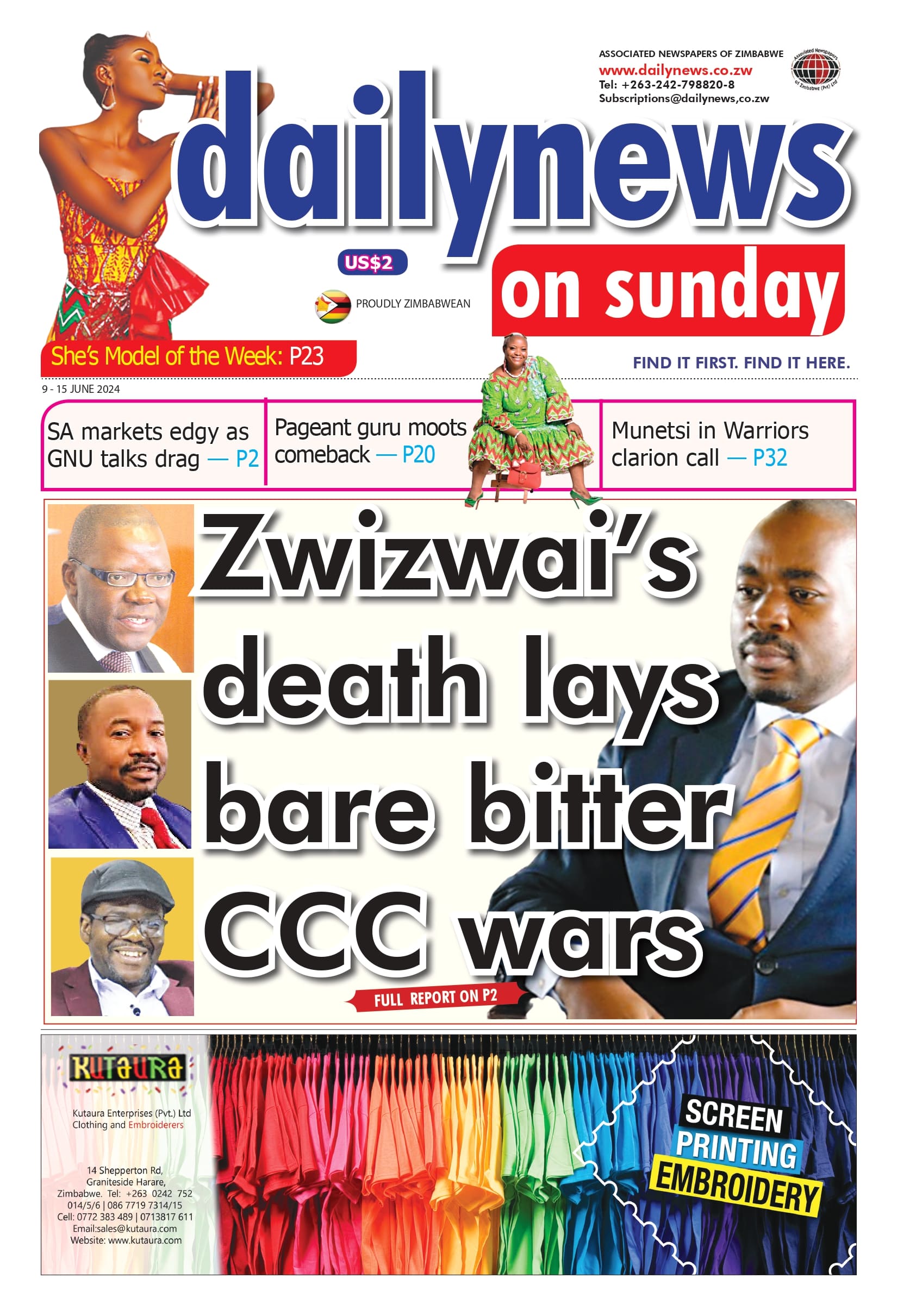 Sunday 9 June 2024