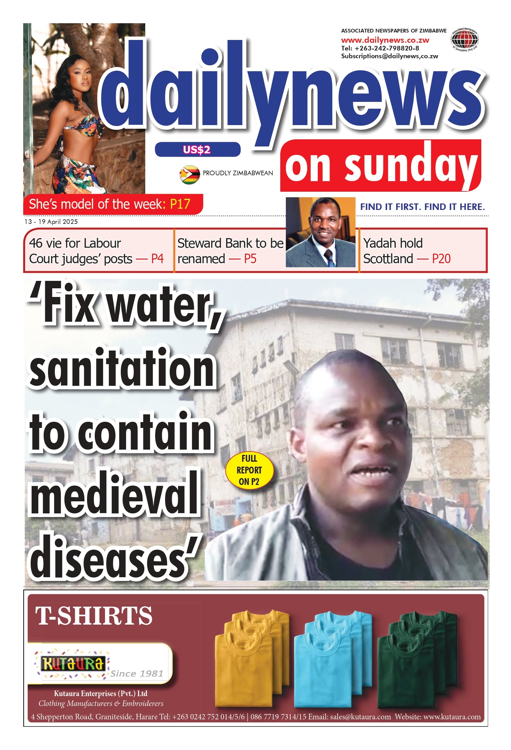 Sunday 13 April 2025