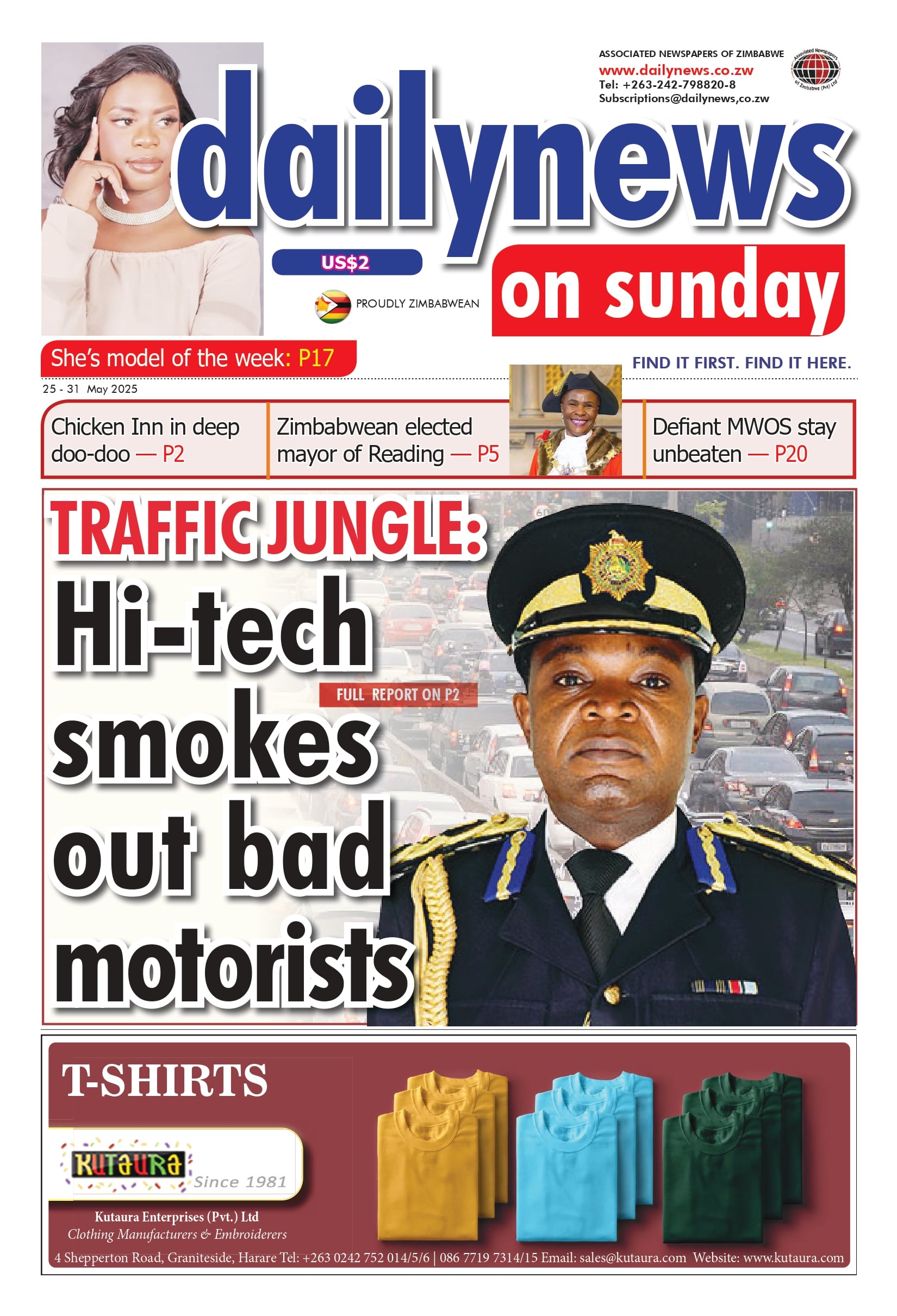 Sunday 25 May 2025