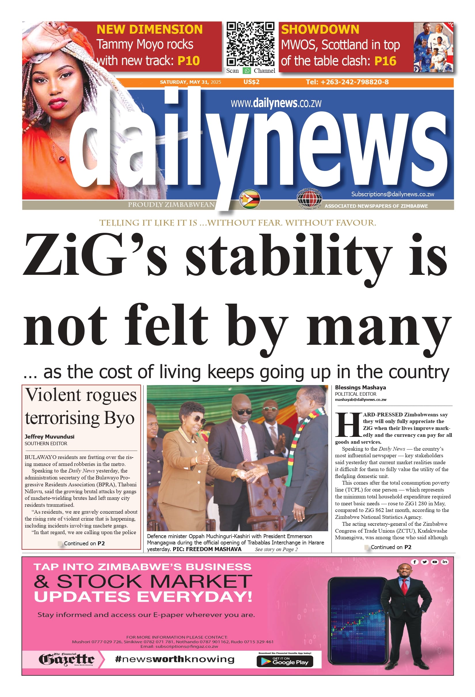 Saturday 31 May 2025