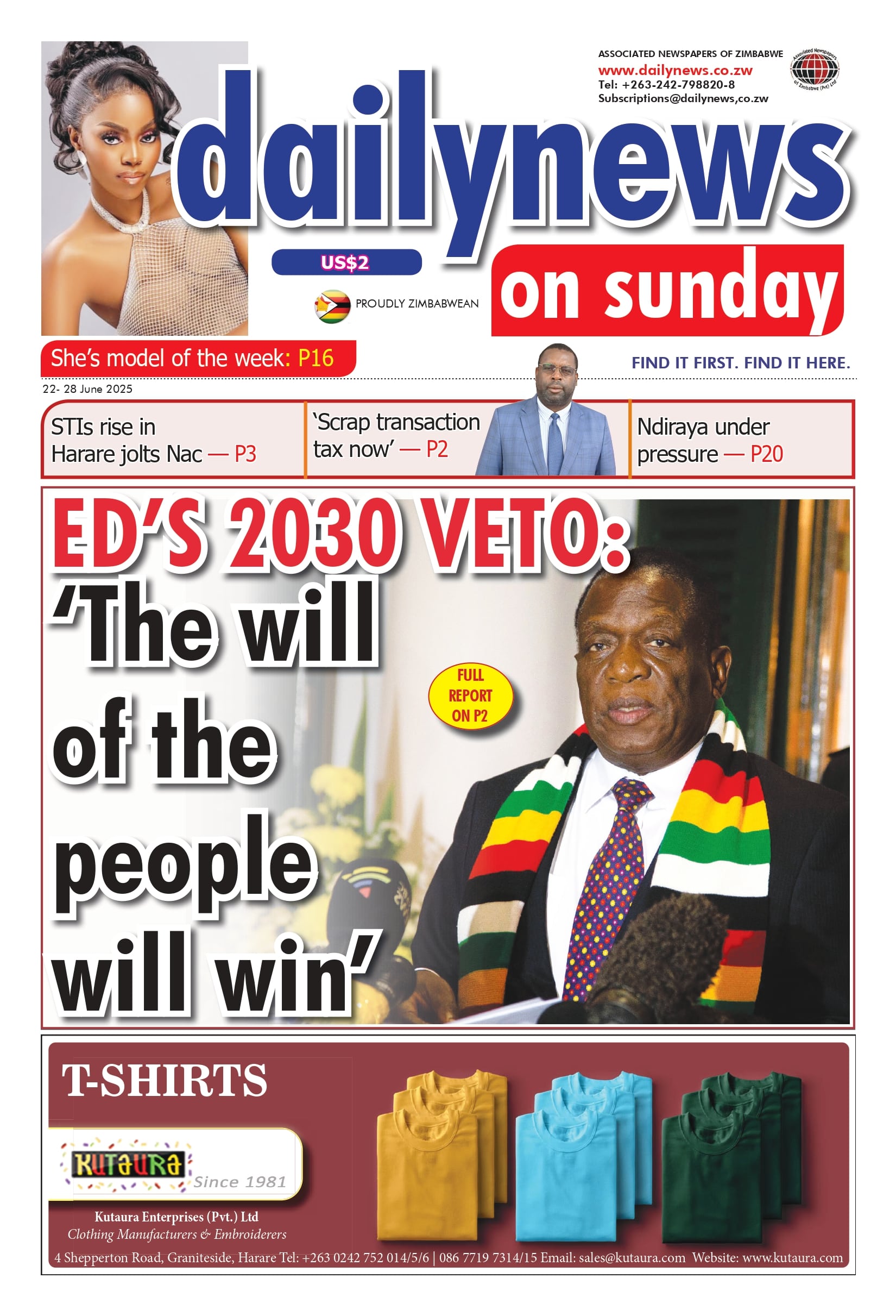 Sunday 22 June 2025