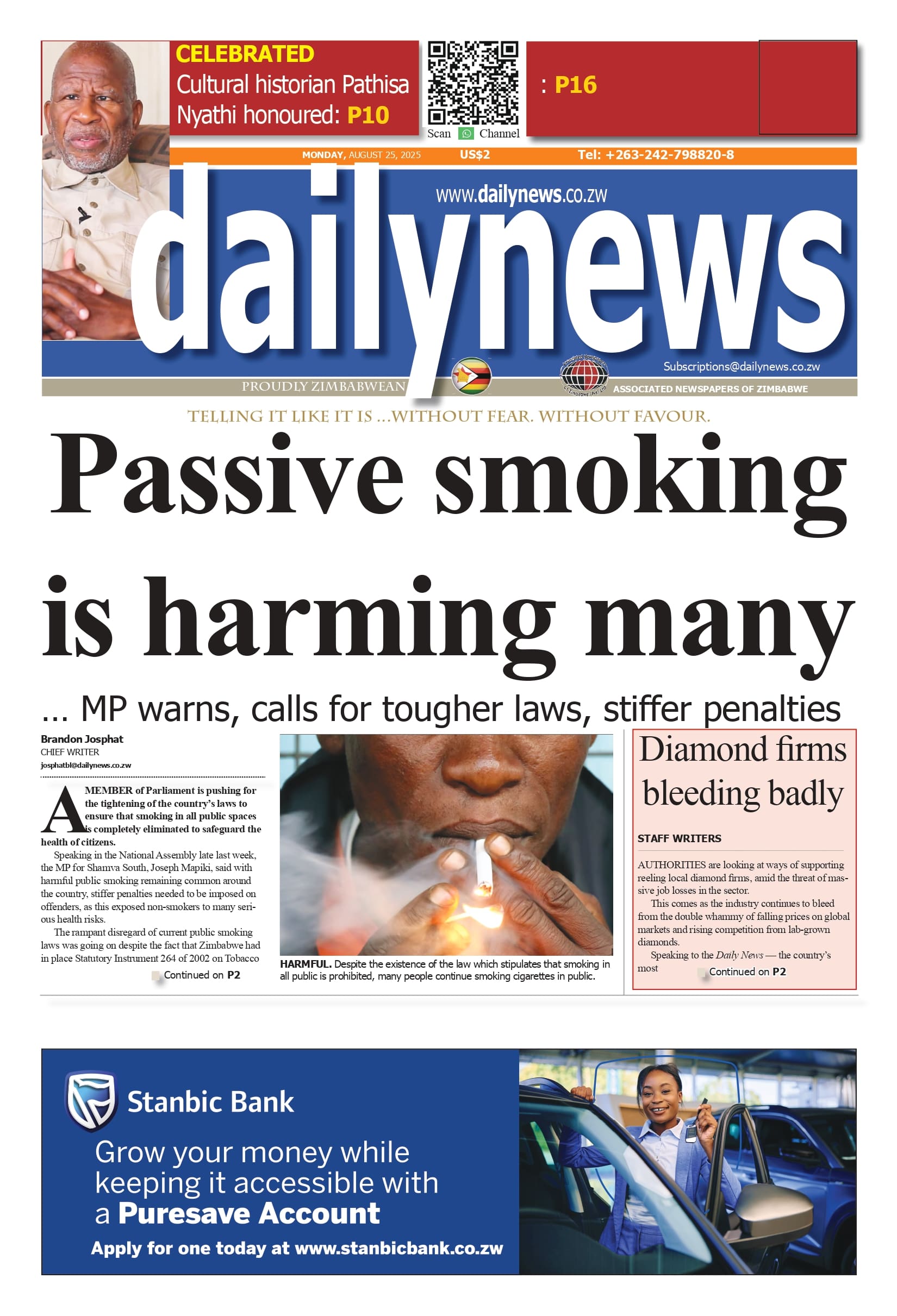 Monday 25 August 2025