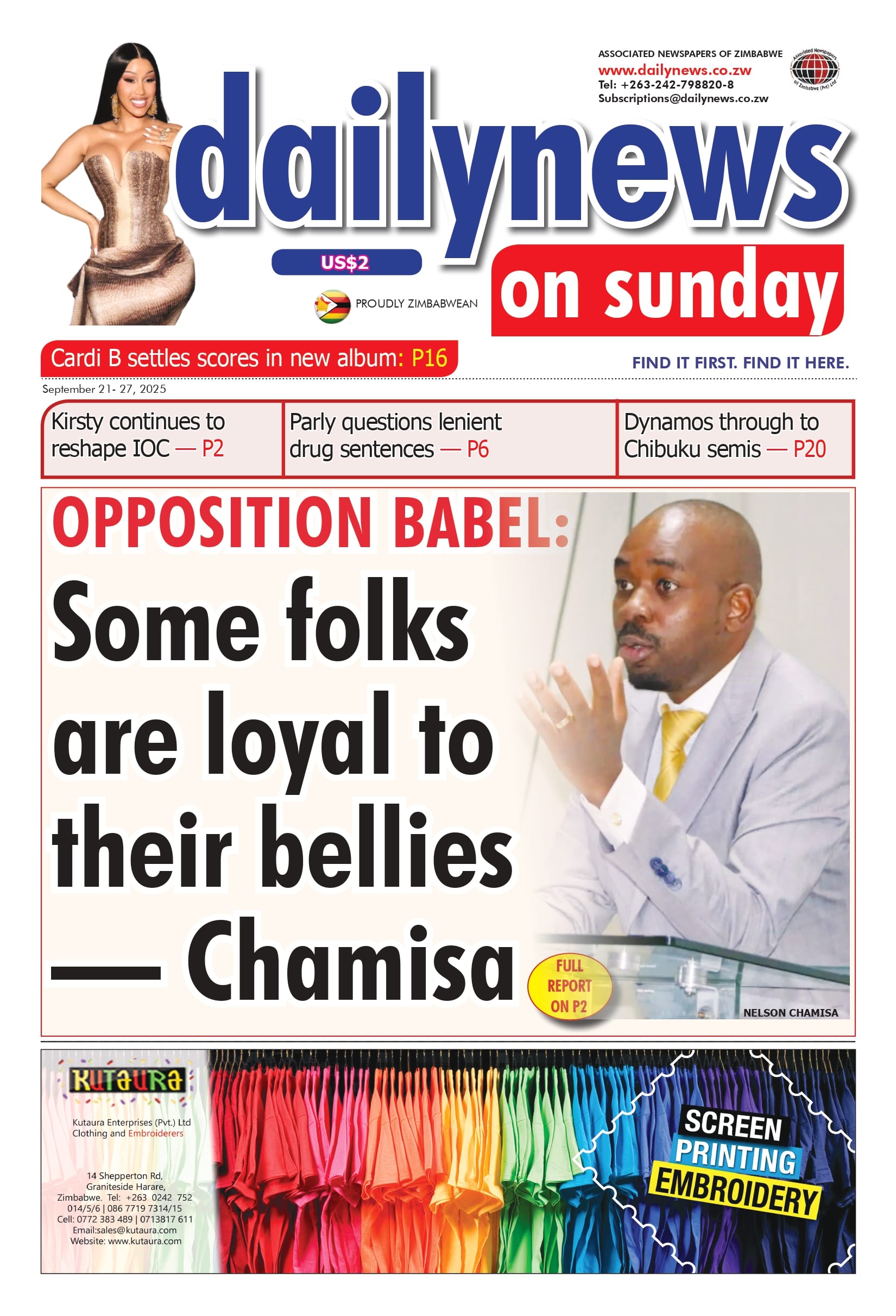 Sunday 21 September 2025